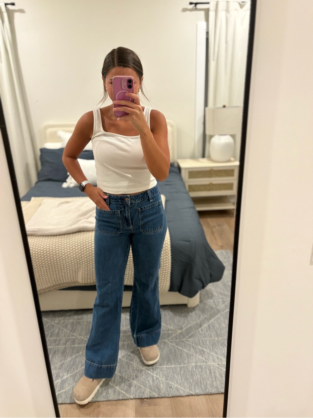 We The Free Wide Leg Jeans Size 28